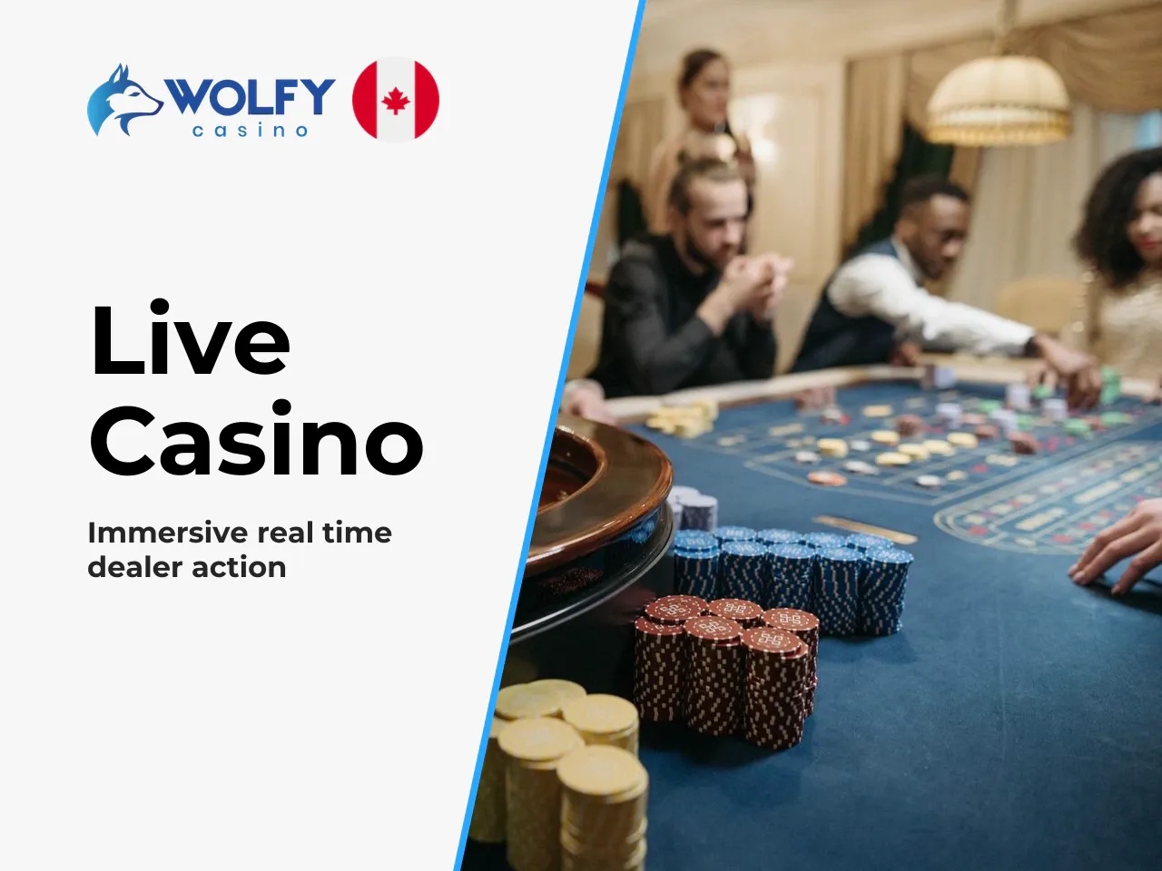 Wolfy Casino Live Dealer and Table