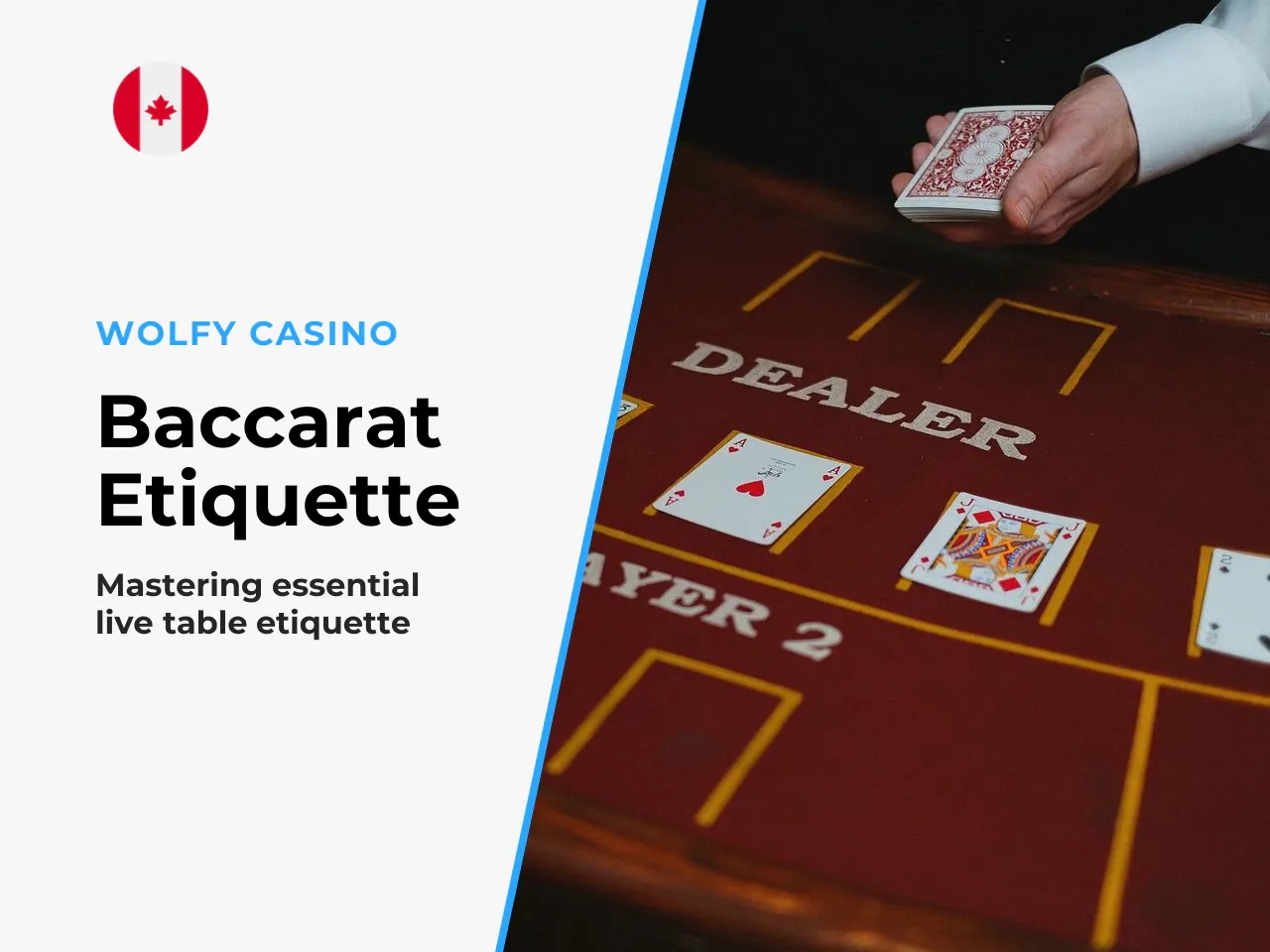 15. Baccarat Etiquette at Land-Based and